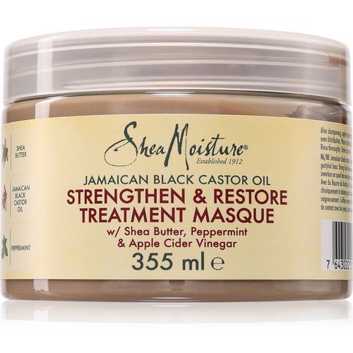 Shea Moisture Jamaican Black Castor Oil Strengthen & Restore maska za okrepitev las za lase 355 ml Cene