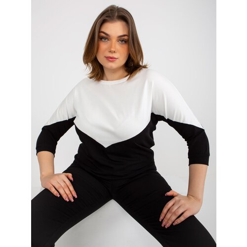 RELEVANCE Blouse-RV-BZ-8462.40P-white-black Cene
