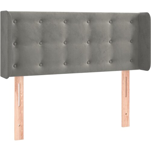  LED uzglavlje svjetlosivo 83x16x78/88 cm bar&amp;scaron;unasto Slike