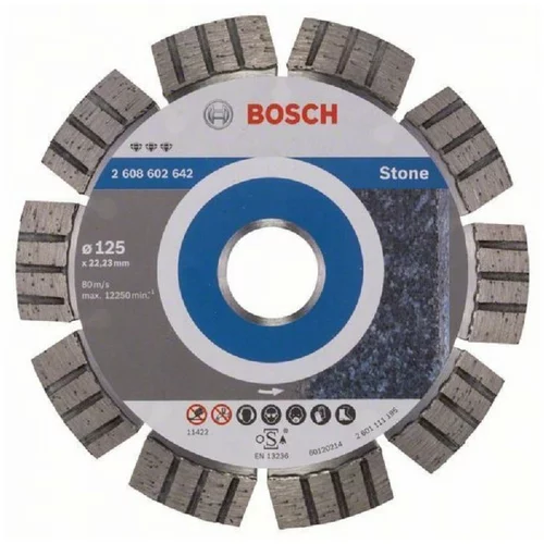 Bosch Diamond Shield 125x22 Seg Stone, (21108594)