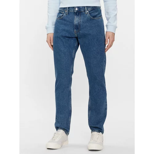 Calvin Klein Jeans Jeans hlače Authentic J30J324565 Mornarsko modra Straight Fit