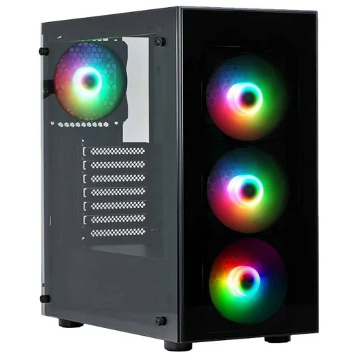 Kuciste Spire case VISION 7025 RGB gaming ATX 4xRGB fan 120mm VGA 370mm CPU cooler 170mm SPM7025GU3-4RGB