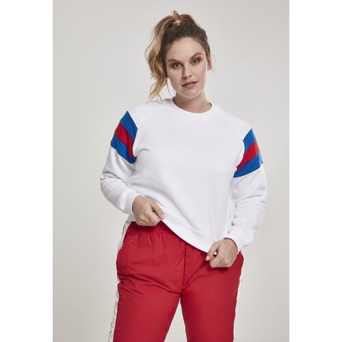Urban Classics Ladies Sleeve Stripe Crew White/Light Blue/Baked Cijene