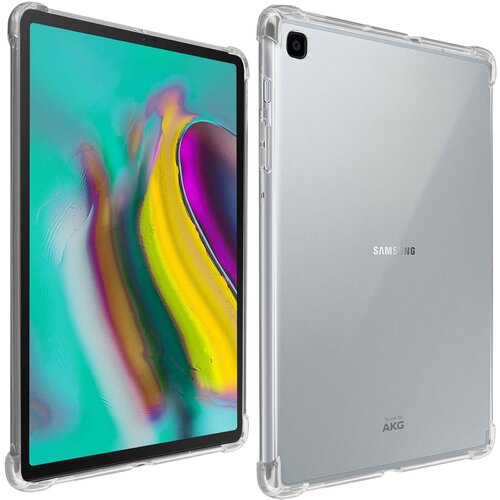 AVIZAR Ovitek iz mehkega silikona za Samsung Galaxy Tab S5e z ojacanimi vogali, odporen proti udarcem - prozoren, (21123626) Cene