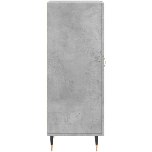  Komoda siva boja betona 34 5x34x90 cm od konstruiranog drva Slike