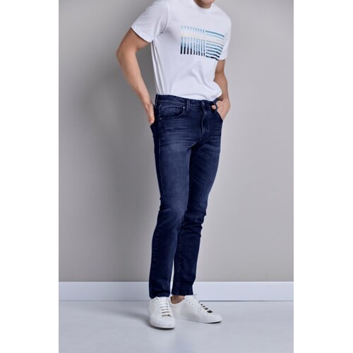 Legendww muske slim fit farmerke sa suzenim nogavicama i niskim strukom - model 106 Cene