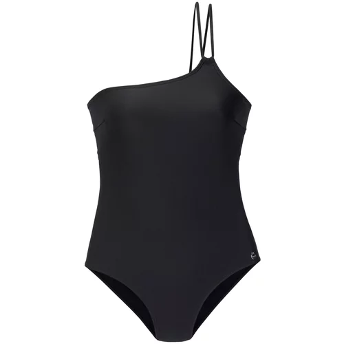 Lascana Jednodijelni kupaći kostim 'LAS' crna