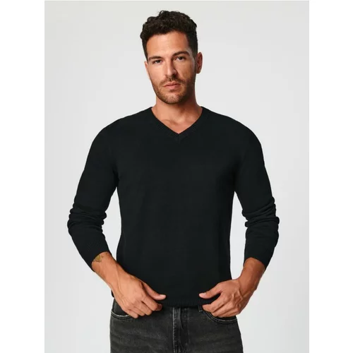 Sinsay muški džemper V-izreza 0495A-99X