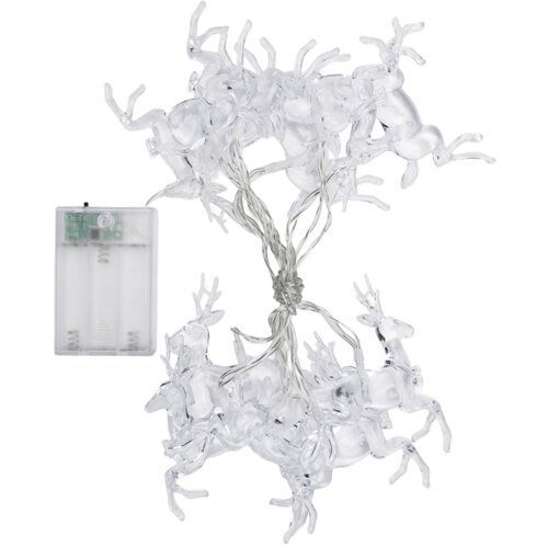 Aigostar LED lanac 10xLED/3xAA 1,5m topla bela sa jelenima Slike