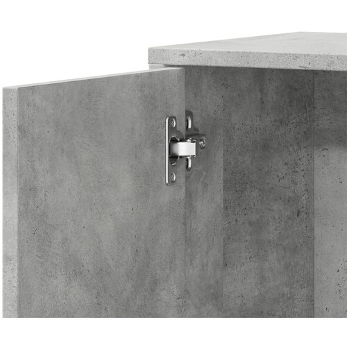  Komode 2 kom beton sive 60 x 31 x 70 cm od konstruiranog drva Slike