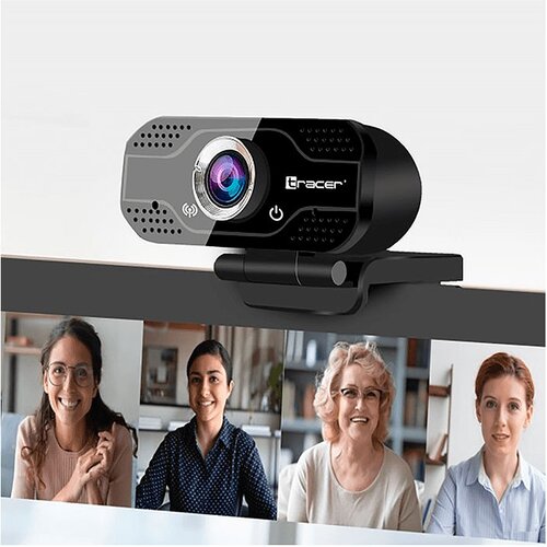 Tracer Web kamera sa mikrofonom, Full HD - WEB007, Crna Cene