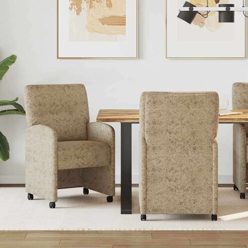  Trpezarijske stolice 2 pcs Svjetlosiva 57 x 67 x 95 cm Slike