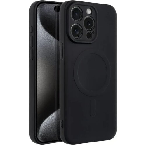Silicone Mag Cover compatible with MagSafe maska za IPHONE 15 PRO MAX black Cijene