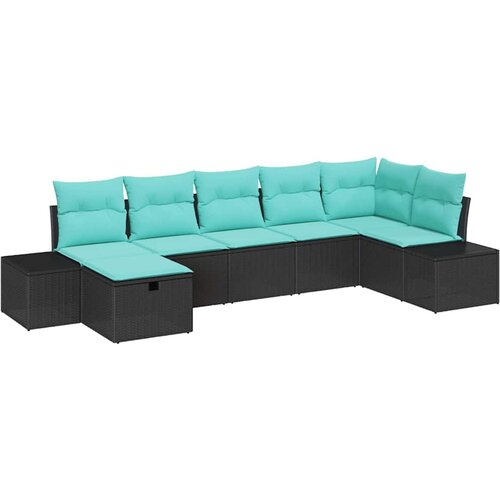 vidaXL Kavčna garnitura z blazino 5 pcs poli ratan, (5000138193) Cene