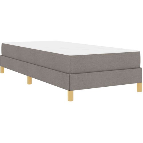  Krevet s opruga kutije Taupe Brown 90 x 190 cm Slike