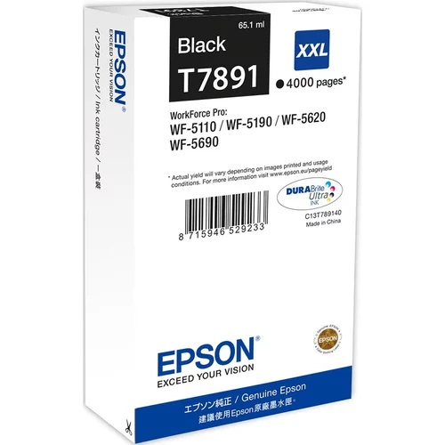  kartuša Epson 78 črna/black (T7891) - original