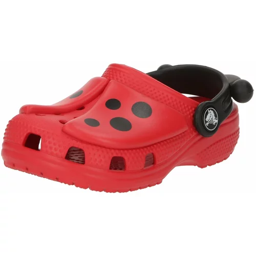 Crocs Odprti čevlji 'Classic IAM Ladybug' rdeča / črna / bela