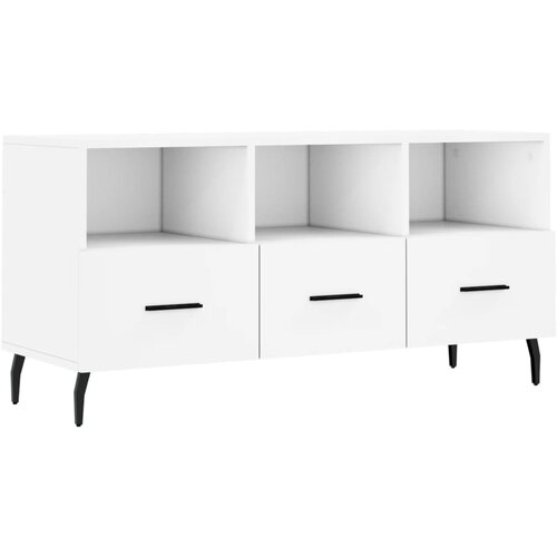 Maison Chic TV omarica - TV stojalo - Televizijska omarica bela 102x36x50 cm konstruiran les, (21702084) Cene