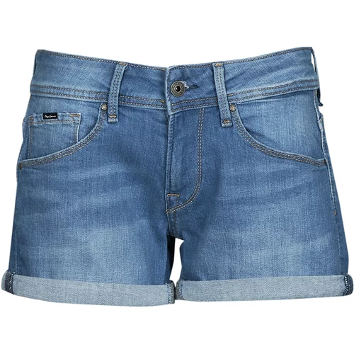 Pepe Jeans Kratke hlače & Bermuda SIOUXIE Modra