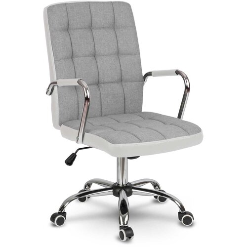 Janshop Benton sivo-beli materialni stol, (21419967) Slike