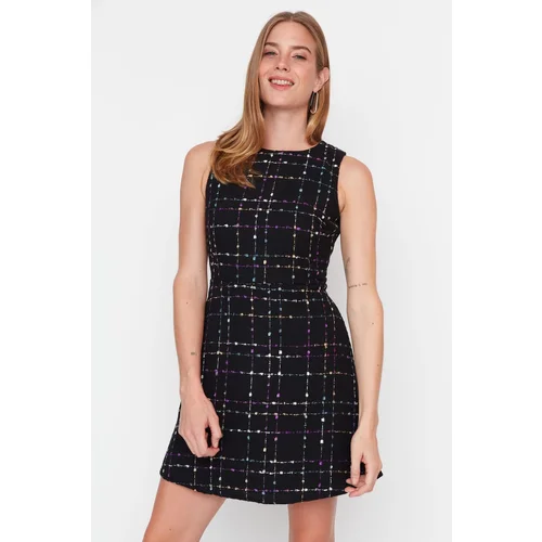 Trendyol Black Tweed Dress