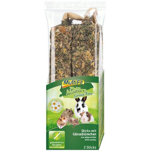 MultiFit Priboljšek Palčke s marjetice brez žitaric za kunce in glodavce 2x50 g Cene