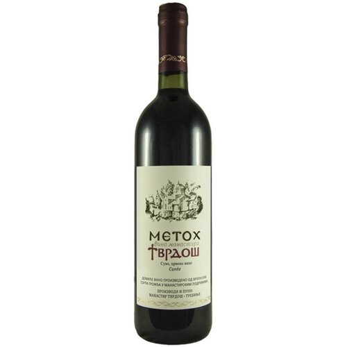 Tvrdo&amp;scaron; Crno vino MANASTIR TVRDO&amp;Scaron; Metoh Vranac 0,75l Slike
