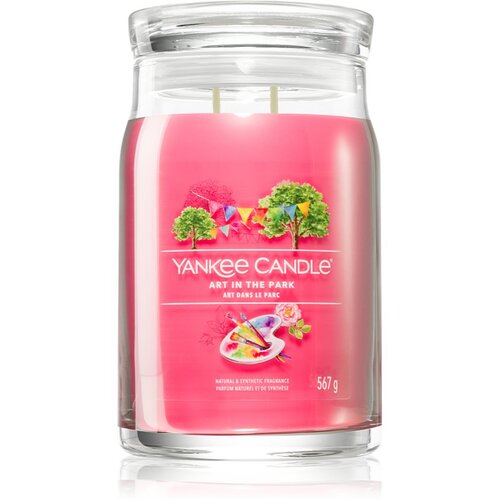 Yankee Candle Mirisna sveća ART IN THE PARK velika 567 g 60-90 sati Slike