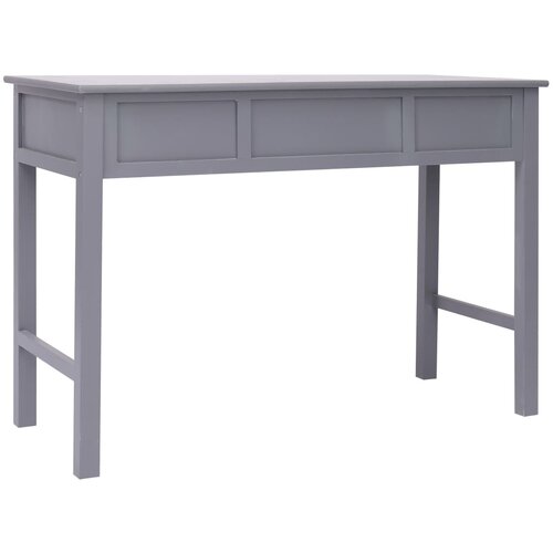  Pisaći stol sivi 110 x 45 x 76 cm drveni Slike