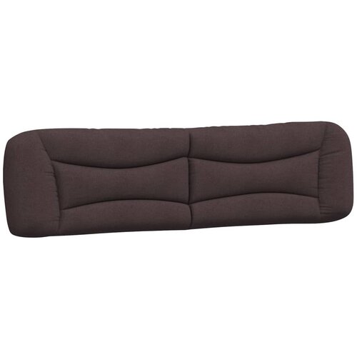 Maison Chic posteljno vzglavje - vzglavna omarica - vzglavna stranica temno rjava 200 cm blago, (21704110) Cene