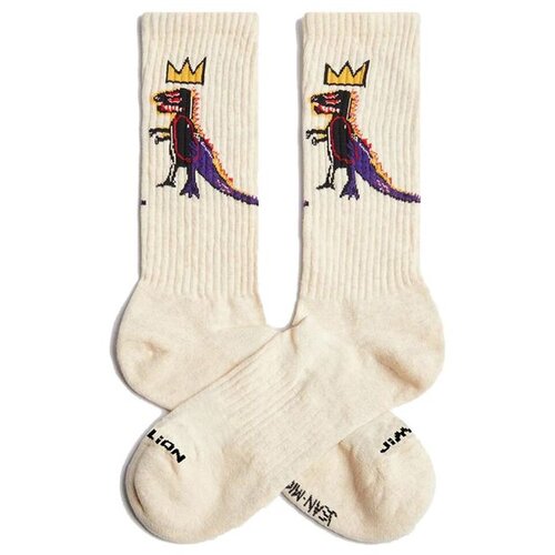  Nogavice Jimmy Lion Athletic Basquiat Pez Dis Rjava Slike