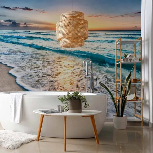  Foto tapeta - Walk Along the Seashore 400x280 Vodootporna Cene