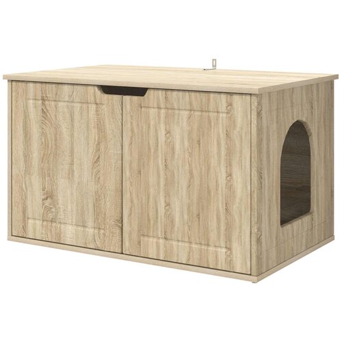 vidaXL Mačja Kuća Sonoma 85 x 55 x 53 5 cm Konstruirano drvo Cijene