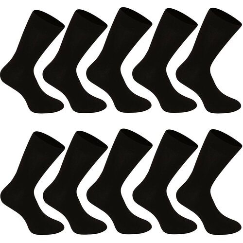 Nedeto 10PACK Socks High Black Slike