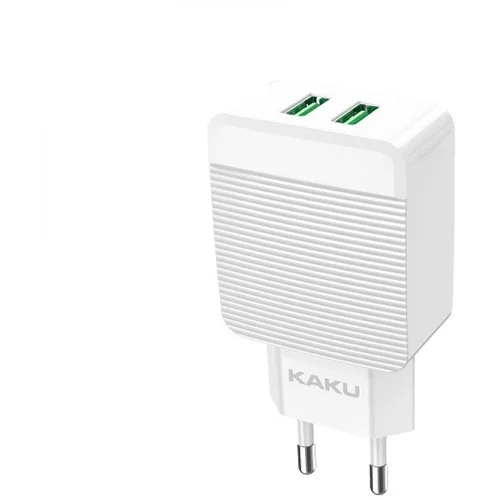 RIFF iKaku KSC-366 Smart Fire Dual dvojni hitri omrežni polnilnik USB 2,4 A 12 W 5 V bela, (21155067)