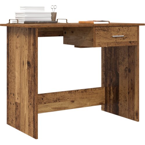 VidaXL Stol Staro drvo 100 x 50 x 76 cm Konstruirano drvo Slike