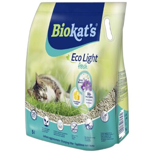 Biokats ECO LIGHT FRESH SPRING POSIP ZA MACKE 5 L Slike