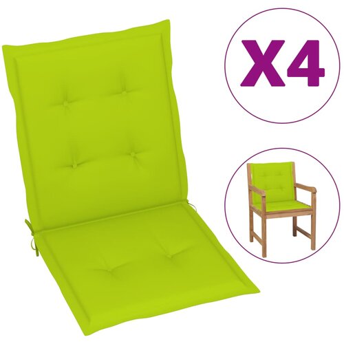 vidaXL Blazine za vrtne stole 4 kosi svetlo zelene 100x50x3 cm Cene