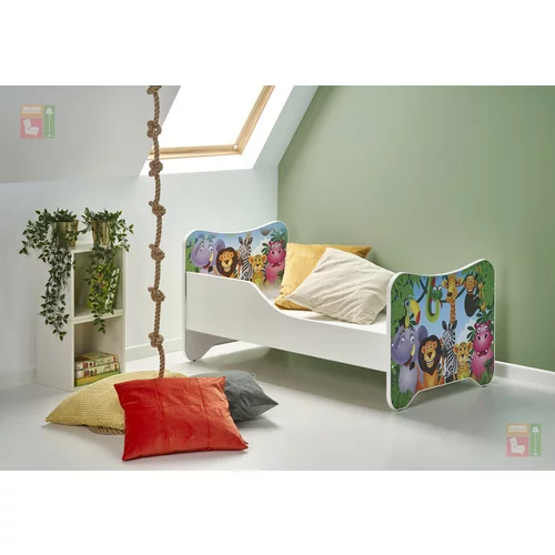 Halmar Otroška postelja Happy - 70x140 cm - happy jungle