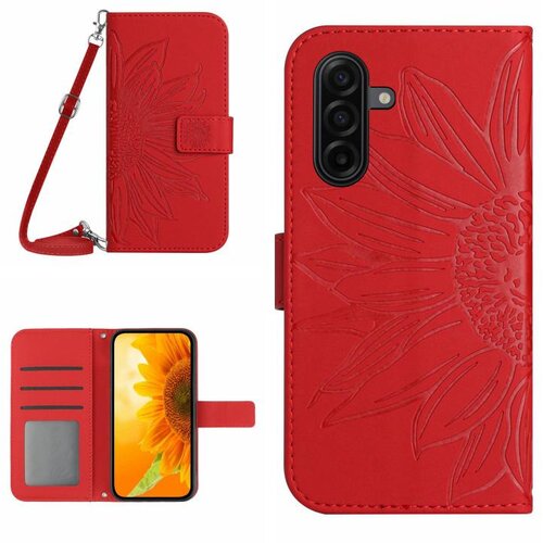 SUNSKY Eleganten ovitek etui za Samsung A36 / A37 / A56, Sončnica, Rdeč Cene