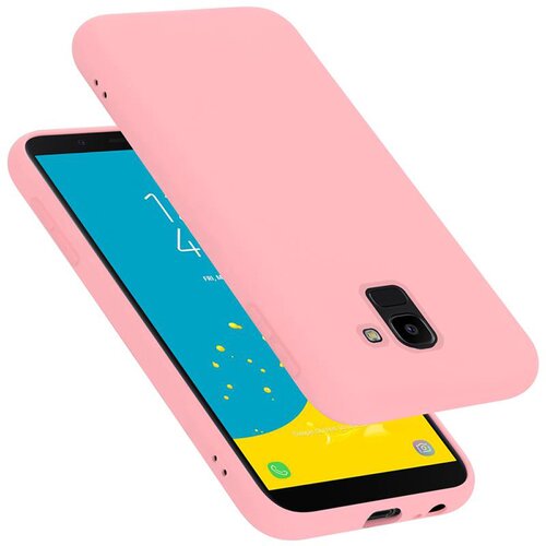 Cadorabo Ohi&amp;scaron;je združljiv s Samsungom v tekoči roza barvi - za&amp;scaron;čitni pokrov iz fleksibilnega silikona TPU, (20583487) Slike