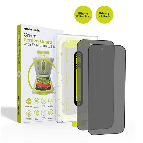 Forcell PROTETOR DE TELA MOBILE ORIGIN COM PRIVACIDADE PARA IPHONE 17 PRO MAX, 2 UNIDADES COM APLICADOR., (5000261276) Slike