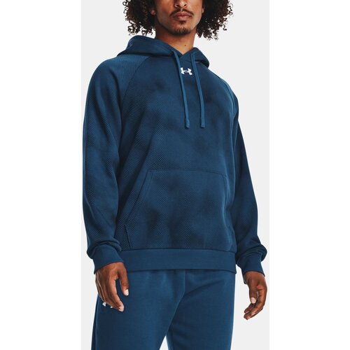 Under Armour Sweatshirt UA Rival Fleece Printed HD-BLU - Men Slike