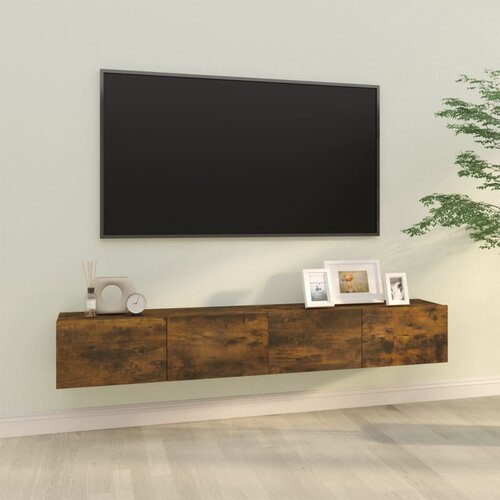  Zidni TV ormarići 2 kom hrast 100x30x30 cm konstruirano drvo Slike