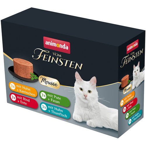 Animonda Varčno pakiranje Vom Feinsten Adult 24 x 85 g - Mousse-raznolikost (4 vrste) Cene