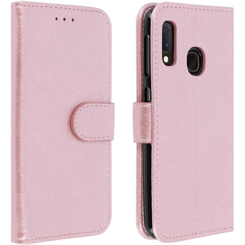 AVIZAR folio case samsung galaxy A20e z držalom za kartico - roza guba, (20616130) Cene