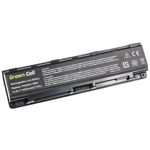 Green cell Baterija za Toshiba Satellite C800 / L850 / M840 / P840, 6600 mAh