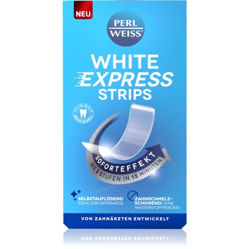 Perl Weiss White Strips Express trakice za izbjeljivanje zuba 4 kom Slike