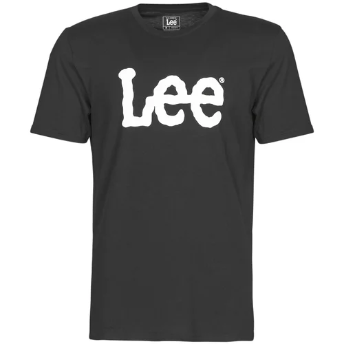 Lee Majice s kratkimi rokavi LOGO TEE SHIRT Črna