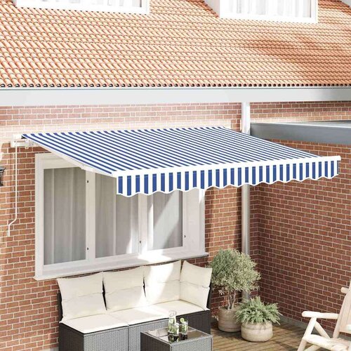  Zamjensko platno za tendu Plava i bijela 280 x 195 cm Poliester Cijene
